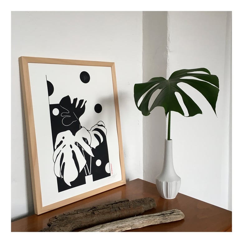 Image of .monstera | screenprint *