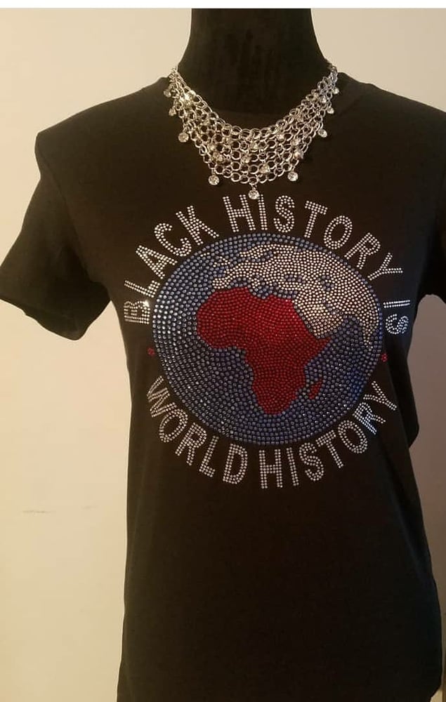 Image of "Sparkling" Black History Shirts -2 Different Designs