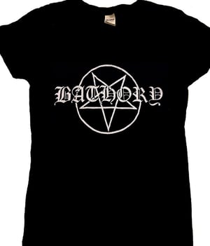 Image of Bathory " Pentagram Logo" T shirt