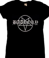 Image 3 of Bathory " Pentagram Logo" T shirt