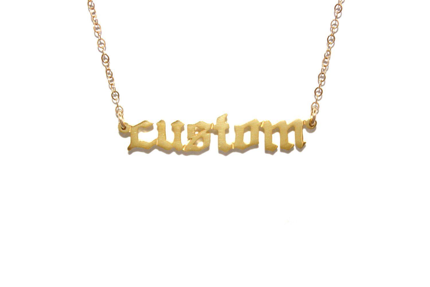 Image of Custom Old English Necklace