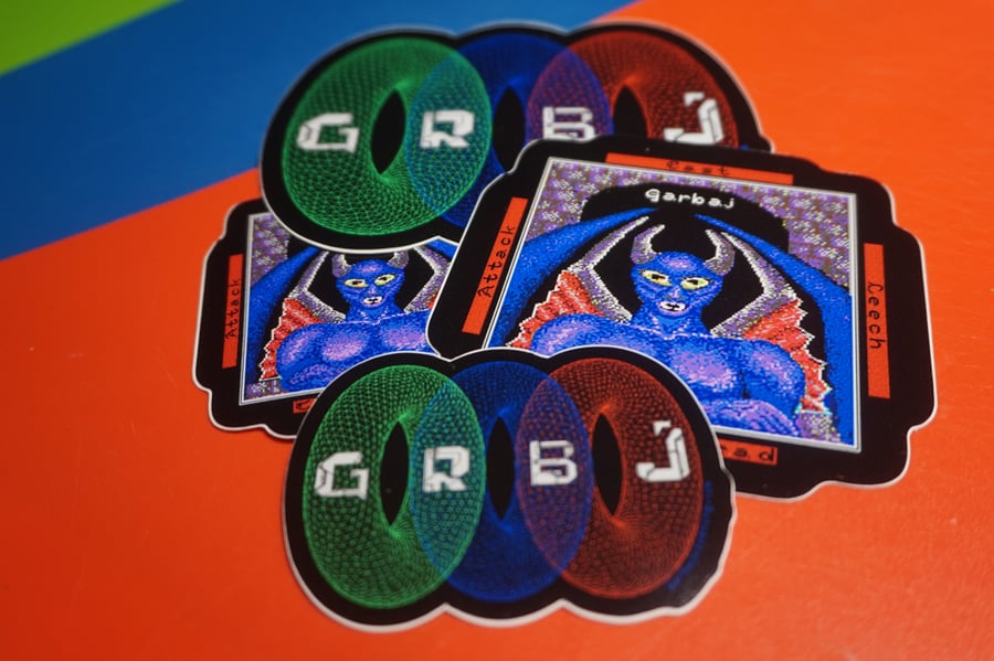 Image of Garbaj Vinyl Cut Stickers