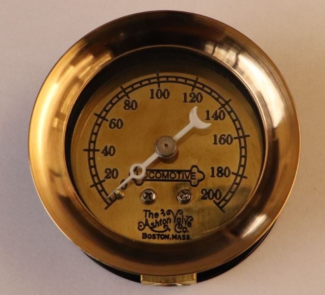 Image of 200PSIG Locomotive Pressure Gauge