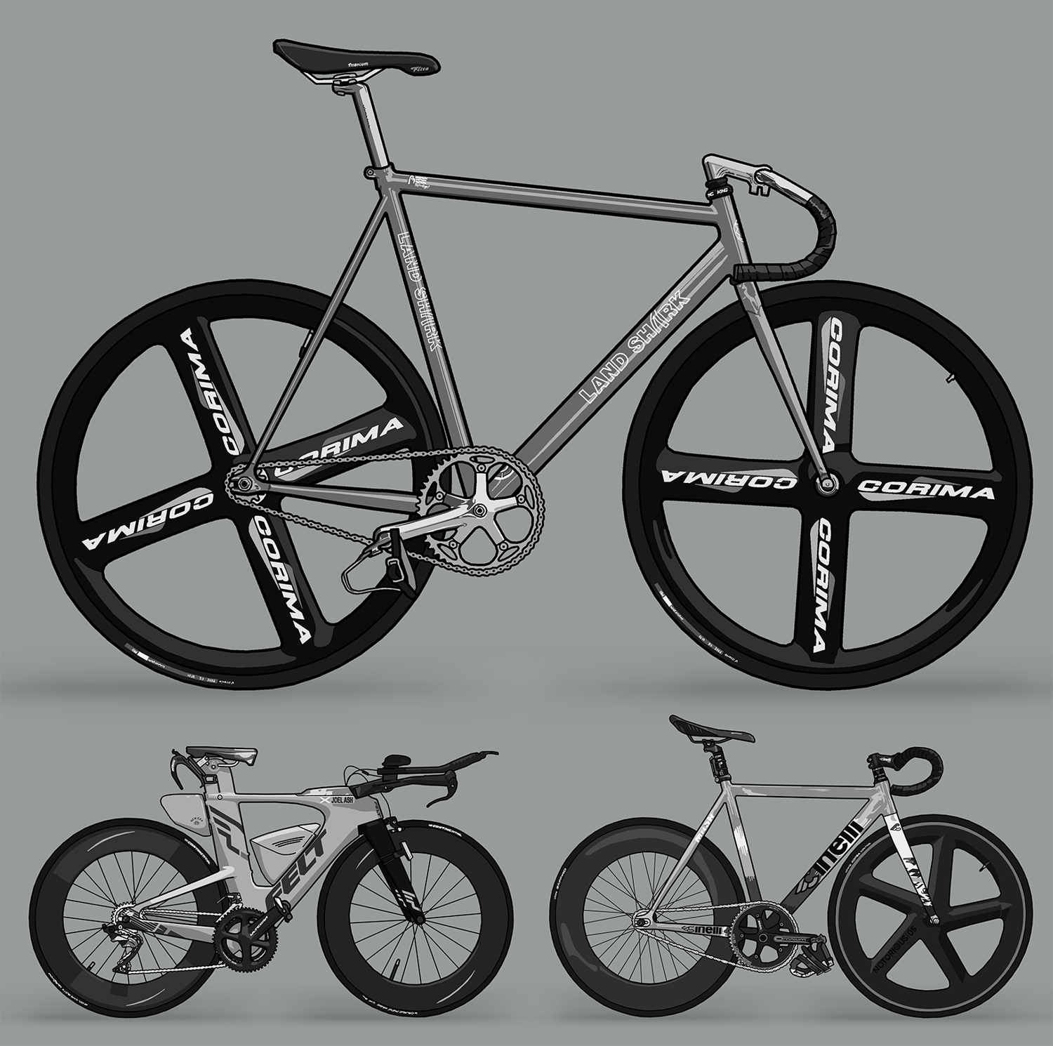 Image of BIKE ILLUSTRATION