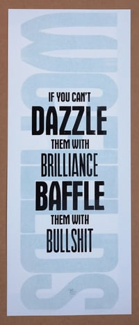 Dazzle or baffle