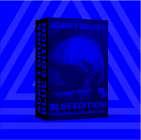 Adrift Drums - Blue Edition - Mix Ready Kick, Snare & Toms