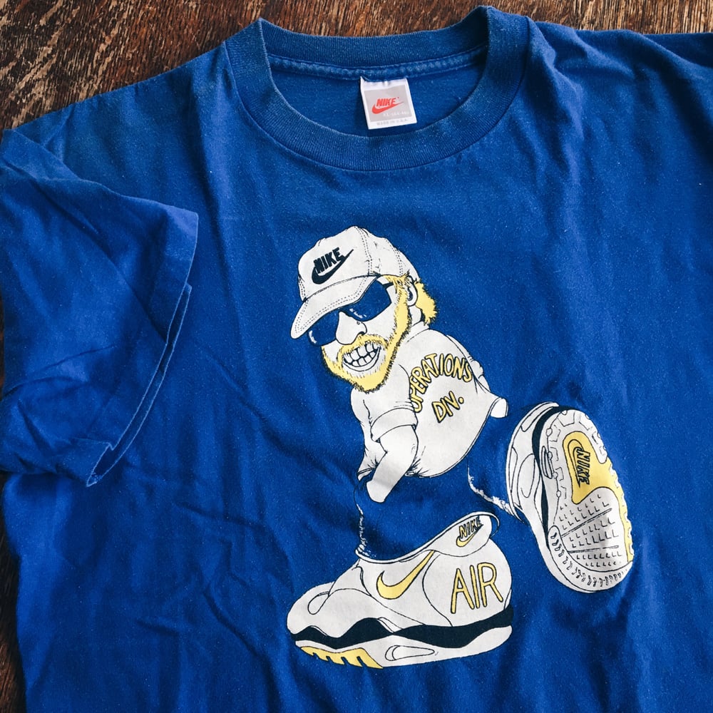 Image of Original 1991 Nike Summer Games Phil Knight Tee.