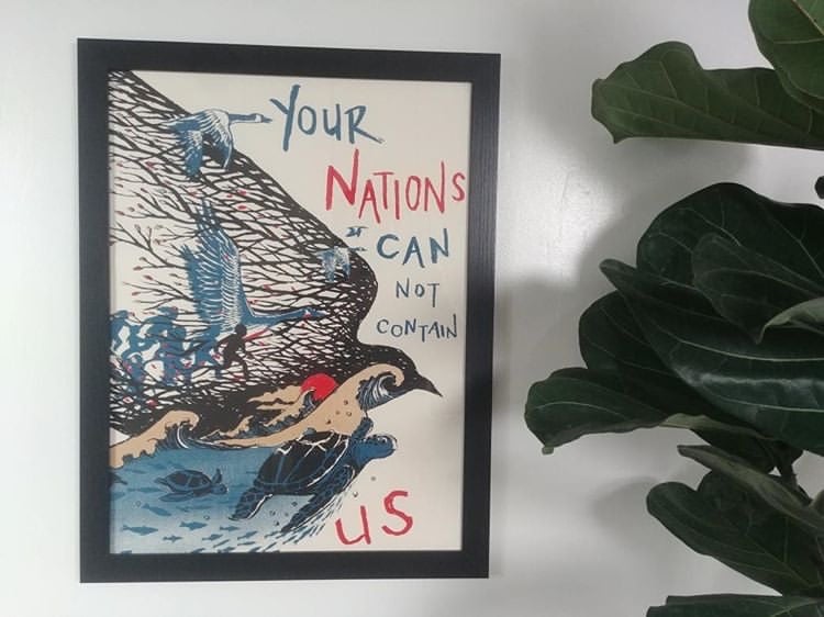 Image of Nations Screenprint II by Jess X. Snow