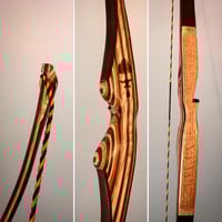 Image 1 of 2020-4: Black Walnut & Red Oak Recurve Hybrid