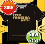 Image of 'Epic fucking metal' tee *ONLY XS LEFT* NOT BEING REPRINTED!