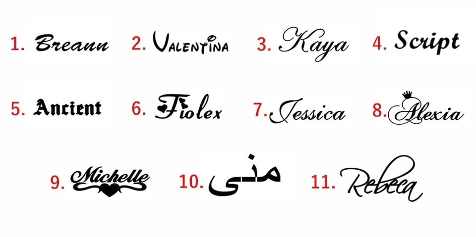 Image of Custom Stainless Steel Name Necklaces