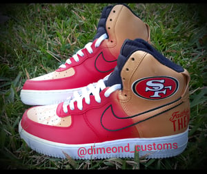 Custom NFL Air Force 1 (San Fran)