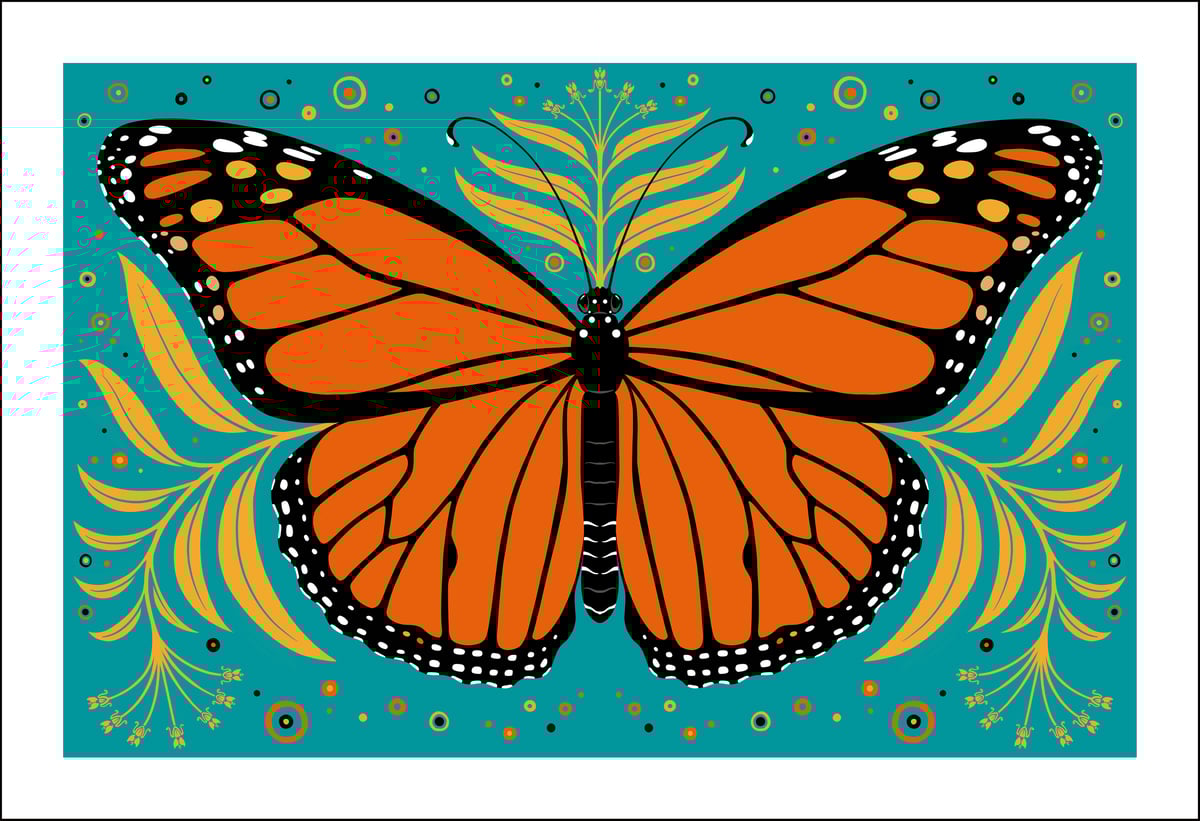 Image of Monarch Butterfly Print