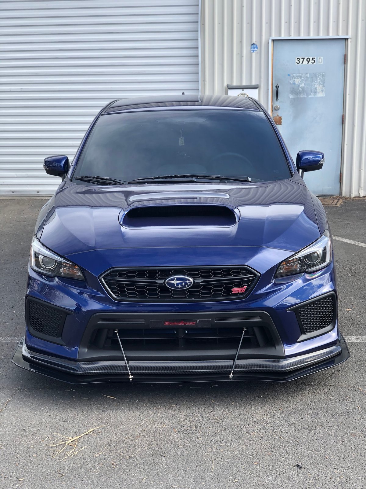 2015 wrx front splitter