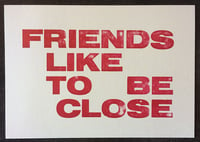 Friends like to be close (A6)