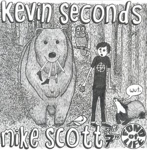 Image of Kevin Seconds / Mike Scott split 7" (Blue Vinyl)