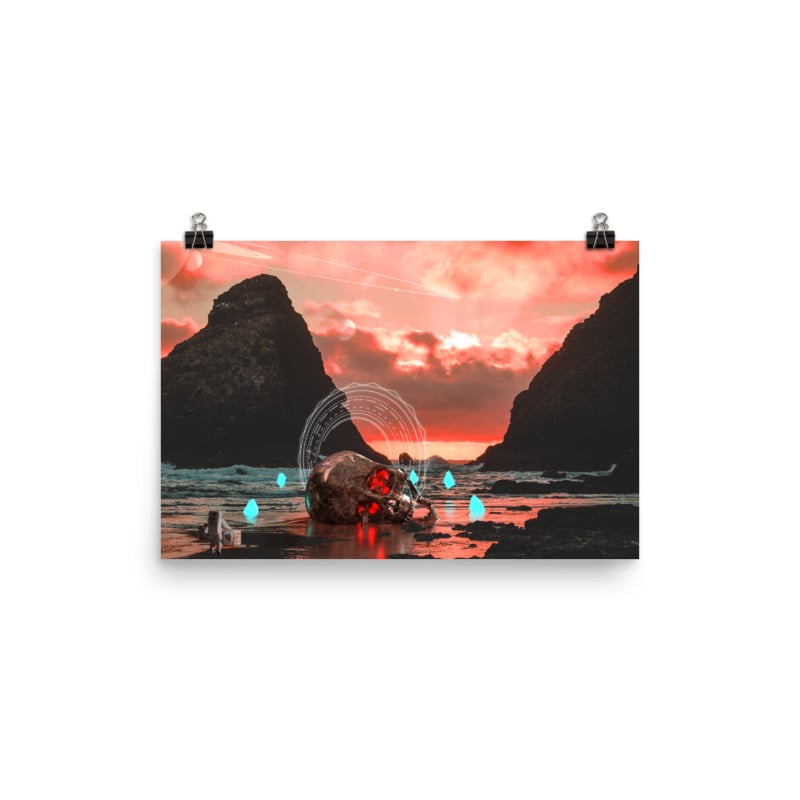 The Beach - Unframed Print