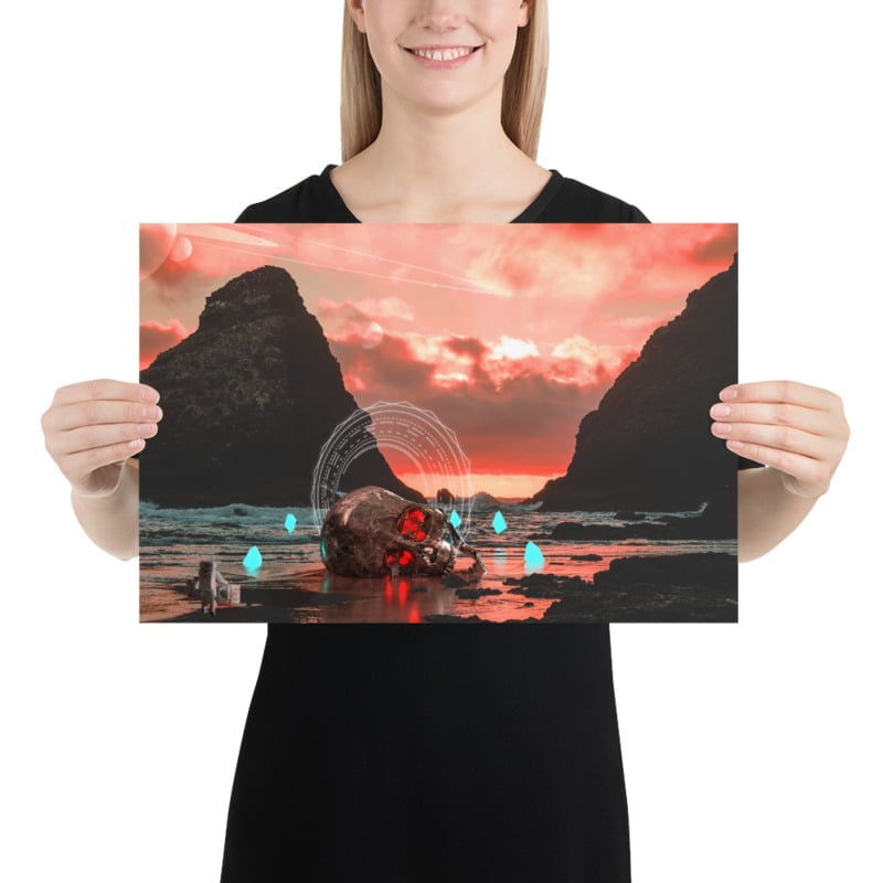 The Beach - Unframed Print