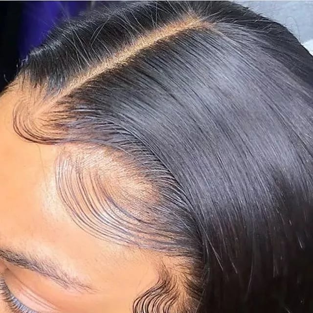 Image of Short Bob wigs lace front 100%human virgin hair