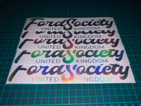 FSUK Oil Slick Sticker