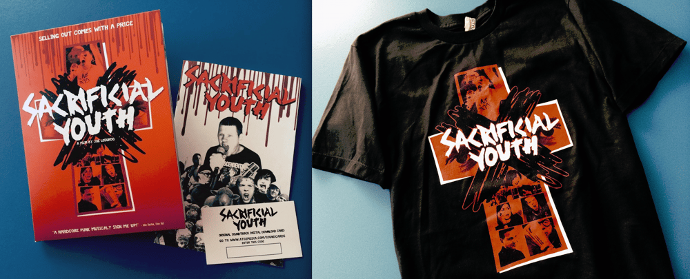 Image of "Sacrificial Youth" Deluxe DVD plus T-Shirt!!! ON SALE!