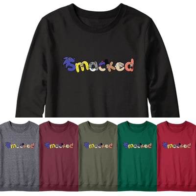 Image of “Super Smacked 90s” Crew neck sweatshirts 