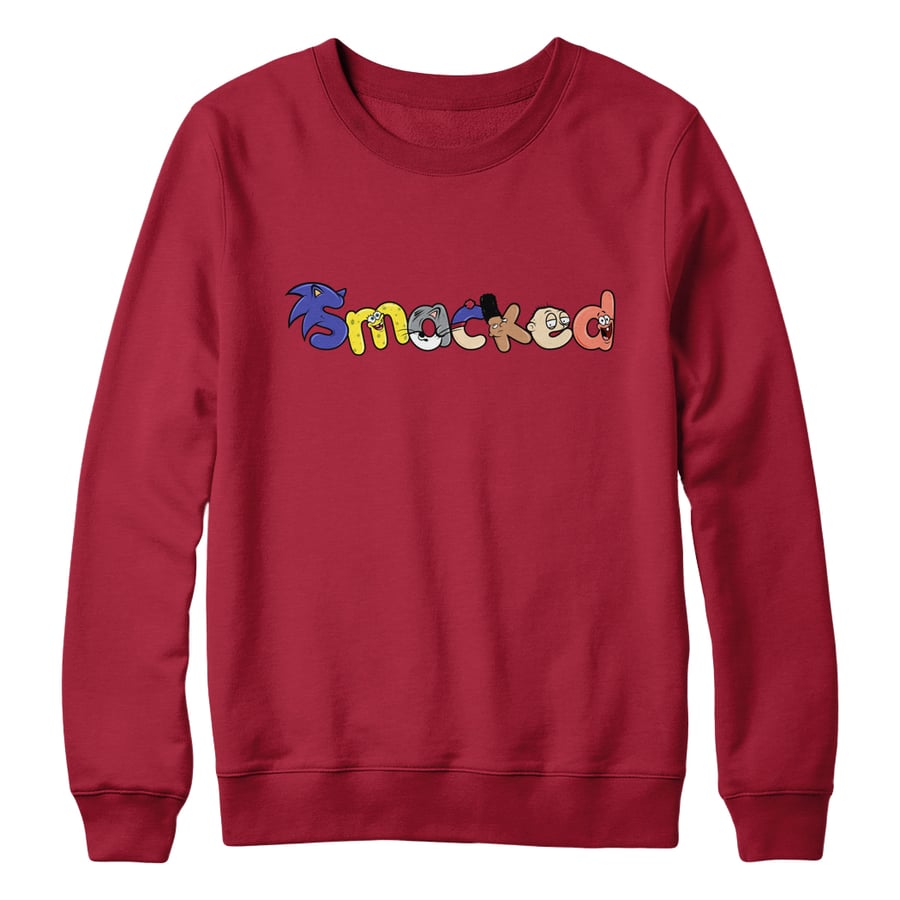 Image of “Super Smacked 90s” Crew neck sweatshirts 