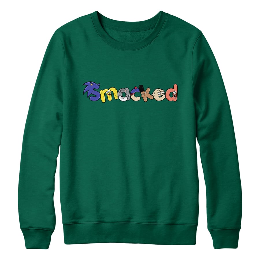 Image of “Super Smacked 90s” Crew neck sweatshirts 