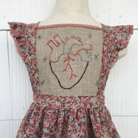 Image 5 of “ All my heart” Pinafore dress
