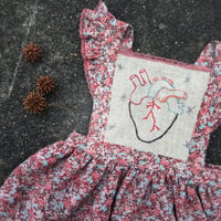 Image 1 of “ All my heart” Pinafore dress