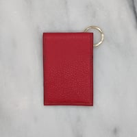 Image 2 of ENTRY CARD Holder Key Ring – Red