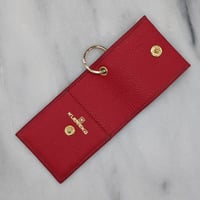 Image 4 of ENTRY CARD Holder Key Ring – Red
