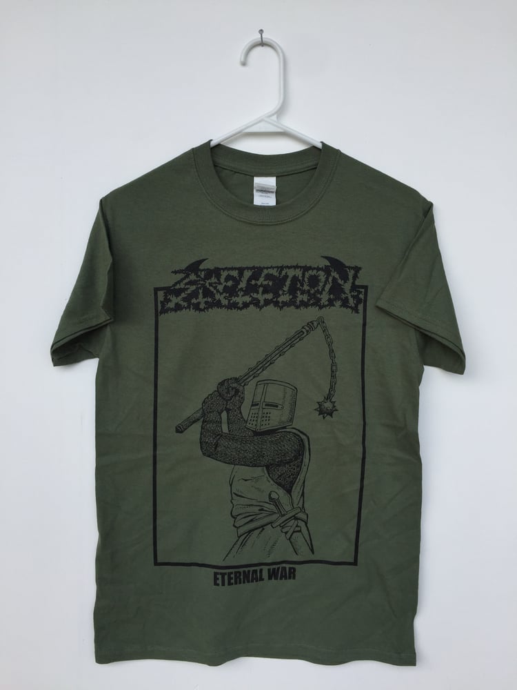 Image of Army Green Skeleton T-Shirt