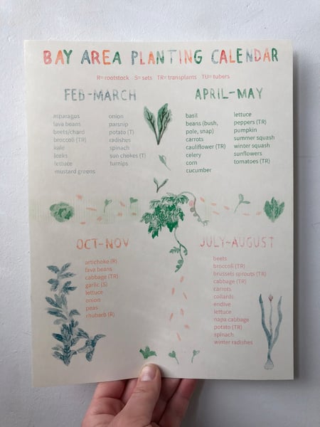 Image of Bay Area Planting Calendar