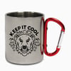 Keep It Cool Polar Bear Carabiner Mug