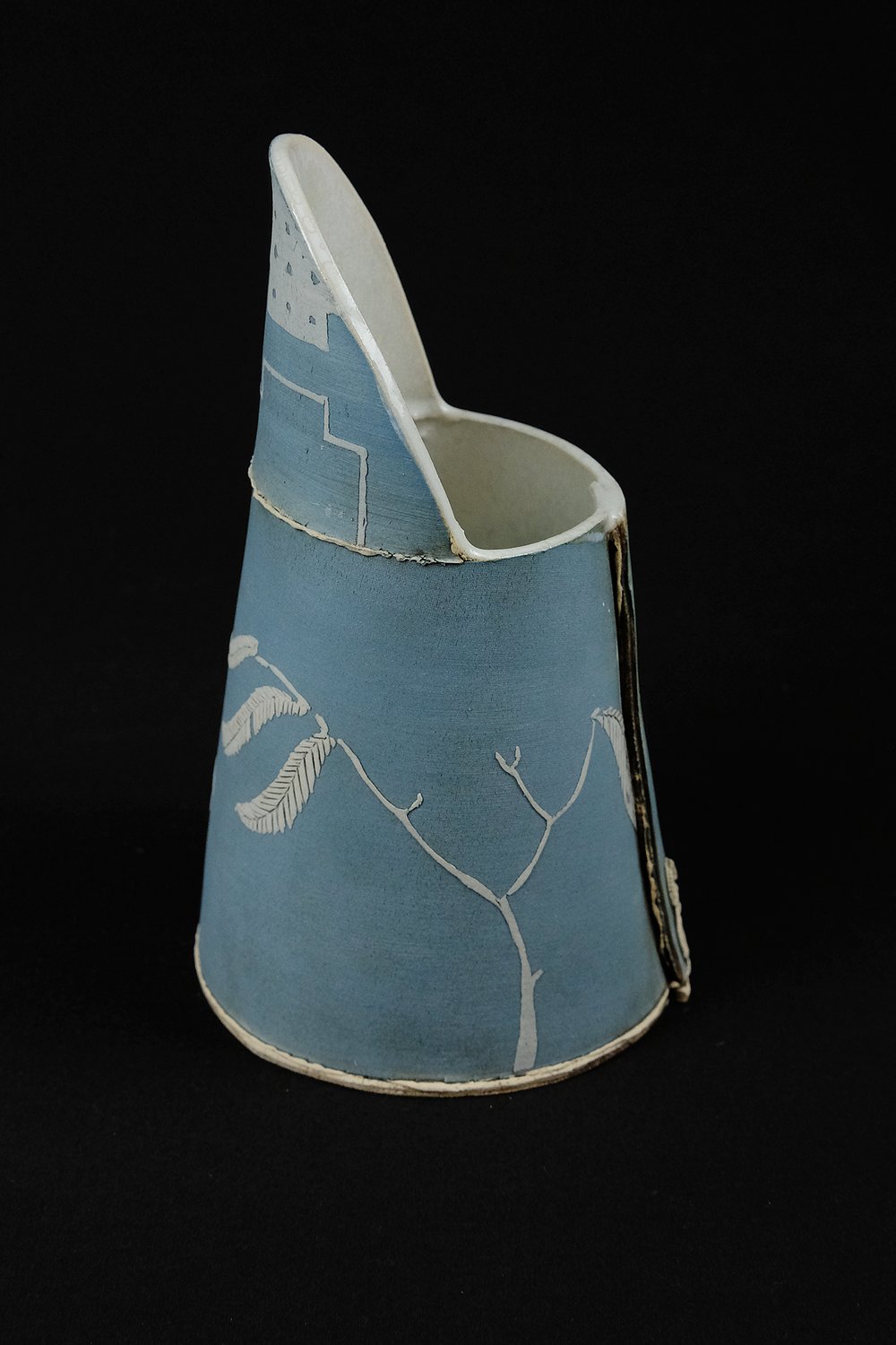 Image of SARAH DUNSTON SMALL BLUE JUG