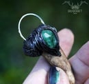 Image 2 of Emerald Antler Necklace