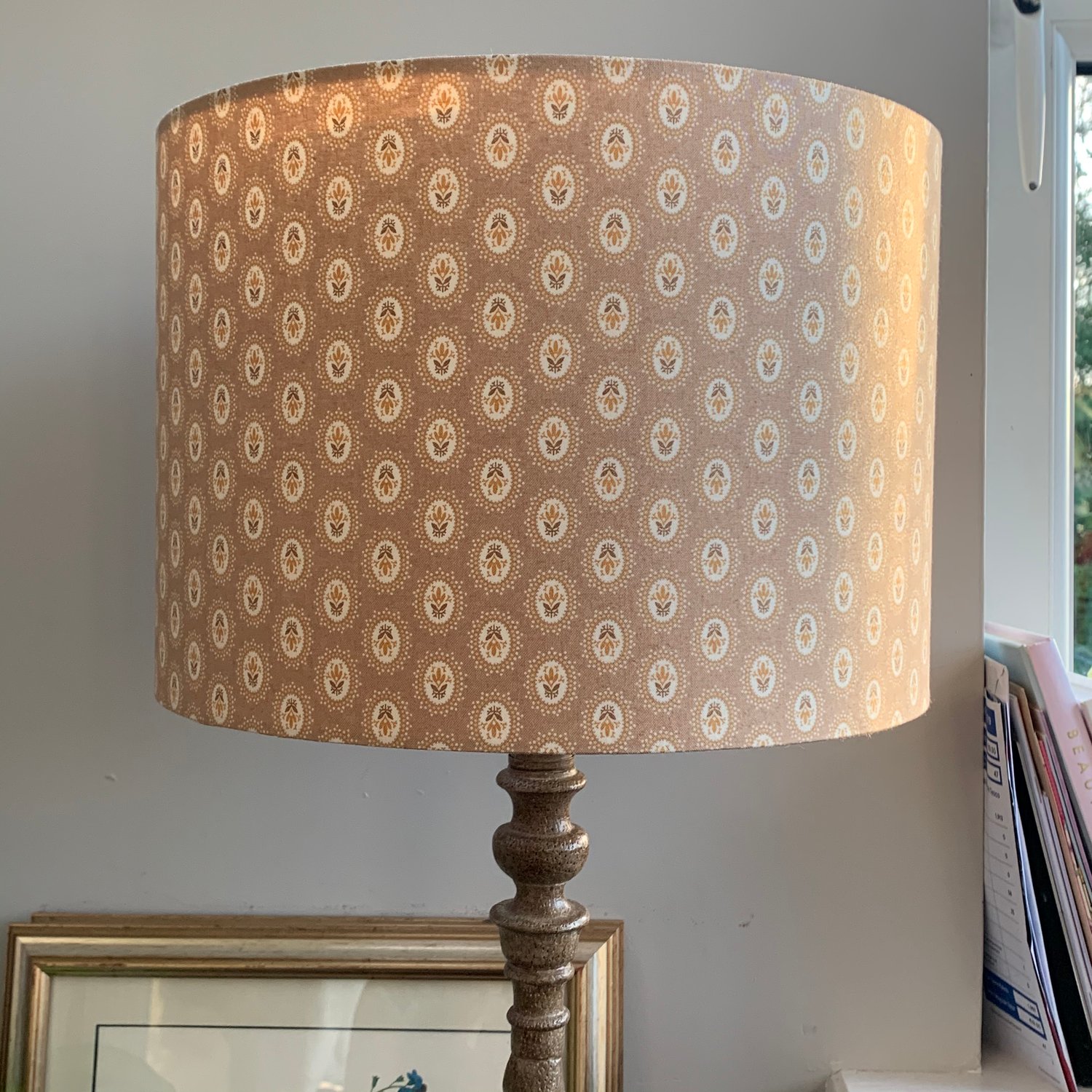 Image of Sonoma Medallion Bisque Shade 30cm