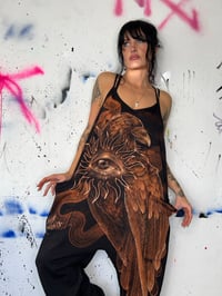 Image 3 of “AWAKENING” CUSTOM BLEACH PAINTED BAGGY JUMPER MEDIUM