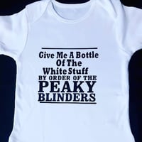 Peaky blinder novelty baby vest. All sizes available.