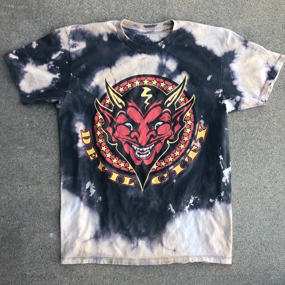 Image of Custom Bleached Devil City Tee