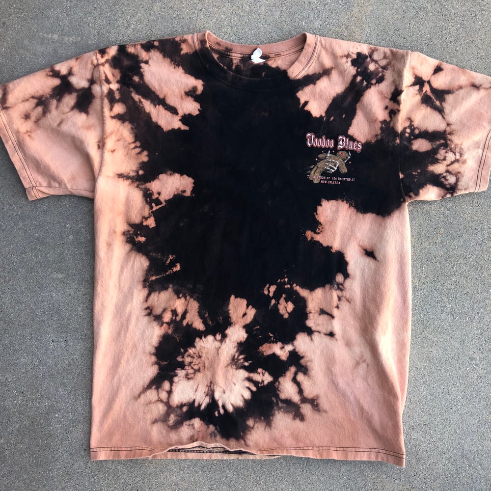 Image of Custom Bleached Voodoo Blues Tee