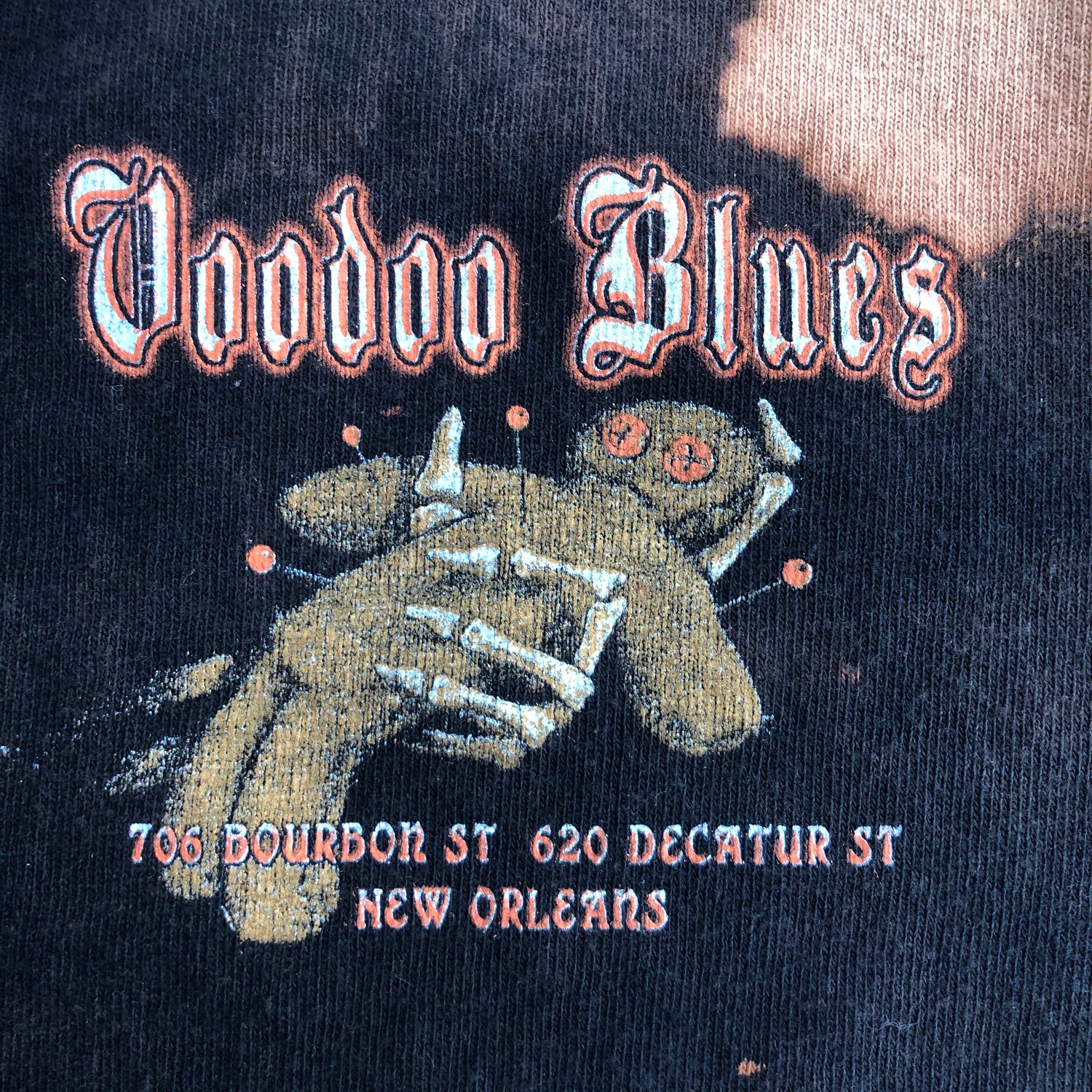 Image of Custom Bleached Voodoo Blues Tee