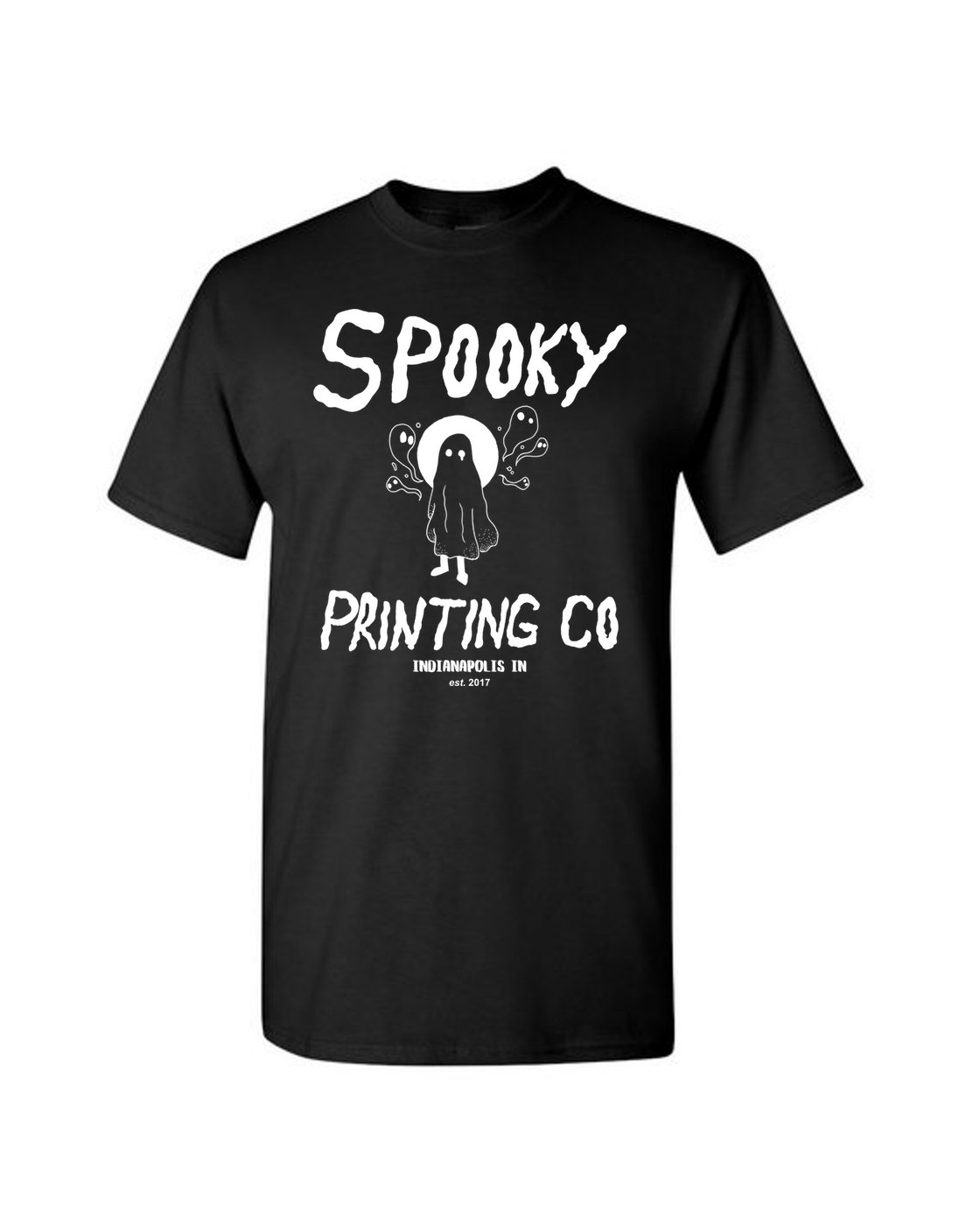 Image of Spooky Print Team Tee (black)