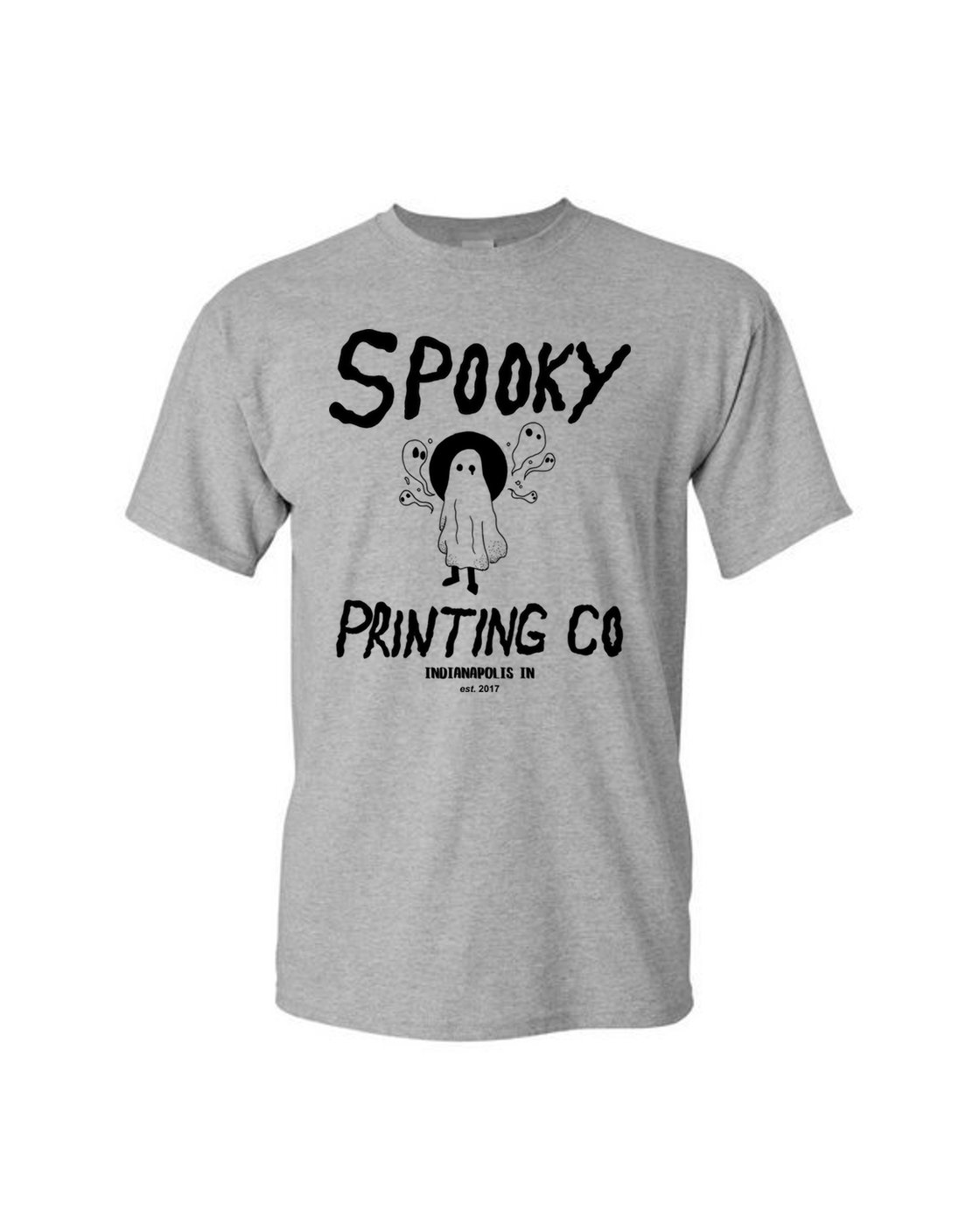 Image of Spooky Print Team Tee (grey)