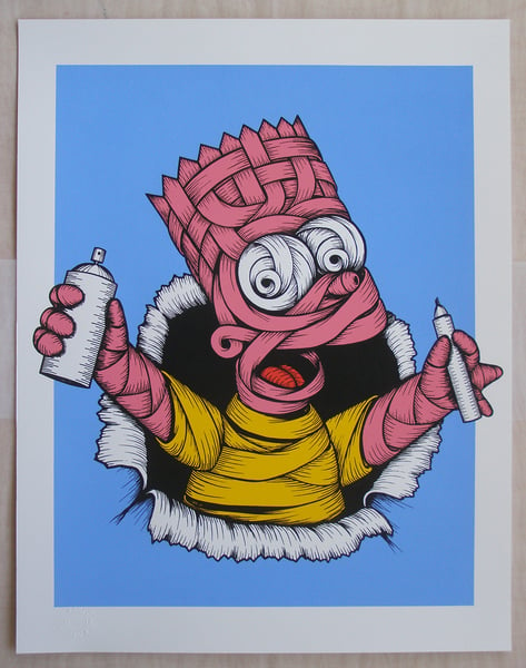 Image of Otto Schade - Pink Ribboned Bart