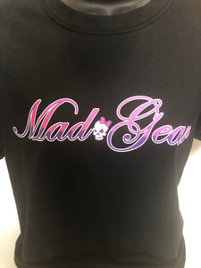 Image of “Blondie” T-Shirt in Black, Purple & Gray
