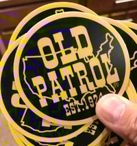 Image 2 of OLD PATROL (R) 3X3 HEAVY DUTY DECAL