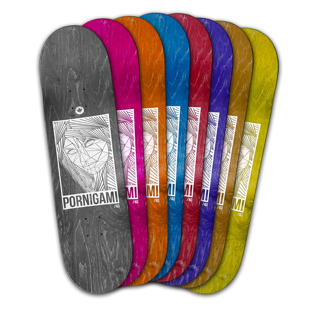 Image of Pornigami  目 ME Skateboard Deck