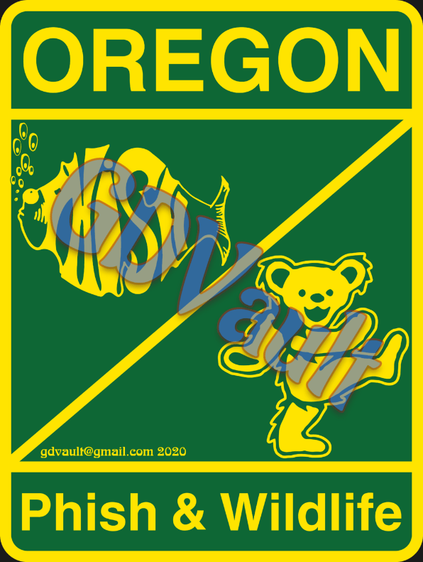 Image of Oregon Phish & Wildlife Deadhead Sticker